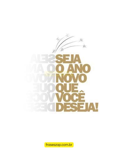 Imagem de ano novo para compartilhar no WhatsApp