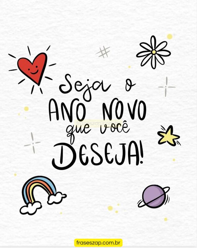 Imagem de ano novo para compartilhar no WhatsApp