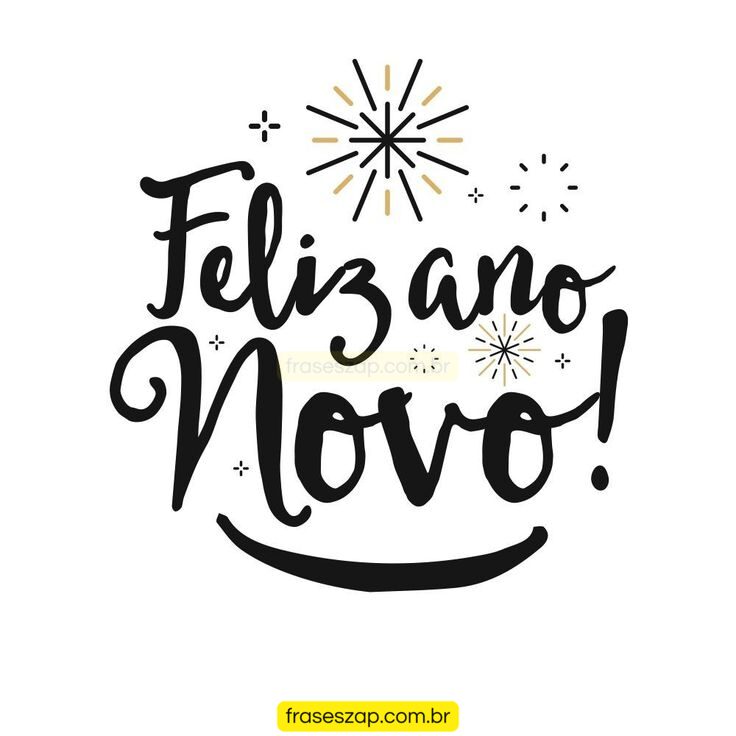 Imagem de ano novo para compartilhar no WhatsApp