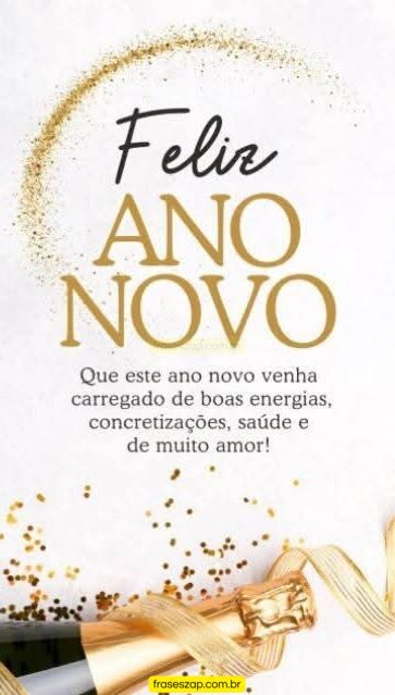 Imagem de ano novo para compartilhar no WhatsApp