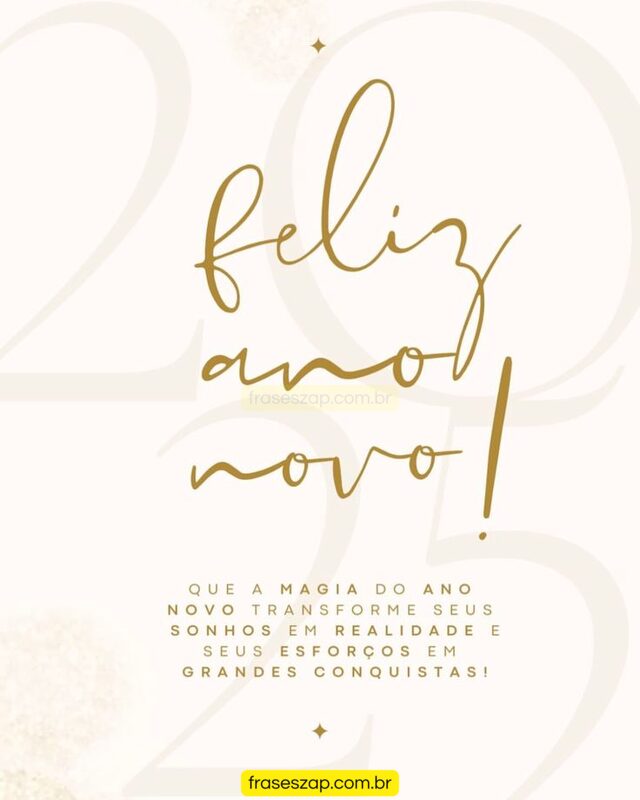 Imagem de ano novo para compartilhar no WhatsApp