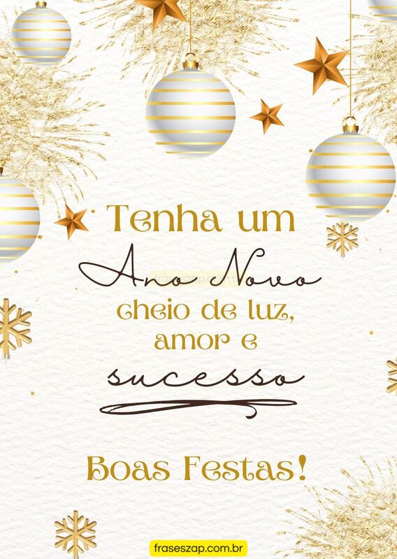 Imagem de ano novo para compartilhar no WhatsApp