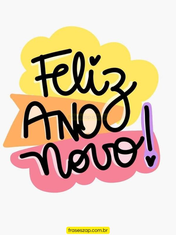 Imagem de ano novo para compartilhar no WhatsApp