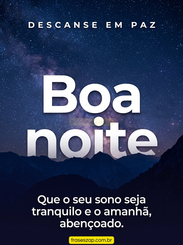 Imagem de boa noite para compartilhar no WhatsApp