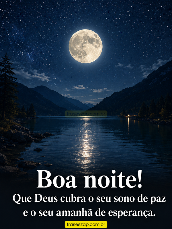 Imagem de boa noite para compartilhar no WhatsApp