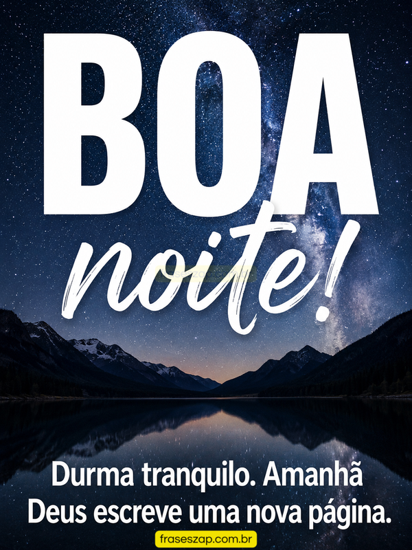 Imagem de boa noite para compartilhar no WhatsApp