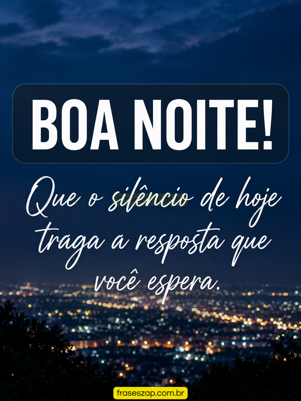 Imagem de boa noite para compartilhar no WhatsApp