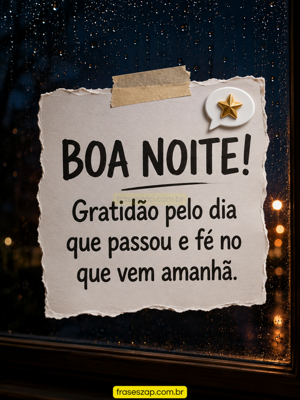 Imagem de boa noite para compartilhar no WhatsApp