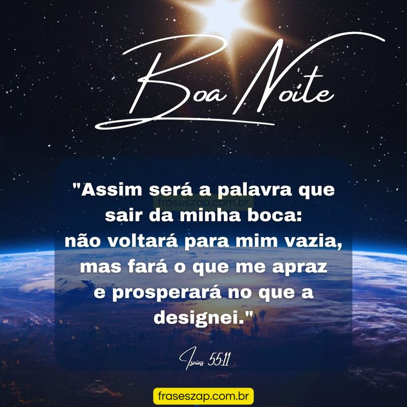 Imagem de boa noite para compartilhar no WhatsApp