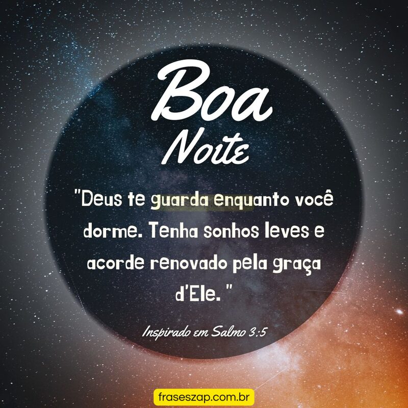 Imagem de boa noite para compartilhar no WhatsApp