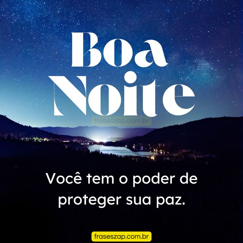 Imagem de boa noite para compartilhar no WhatsApp