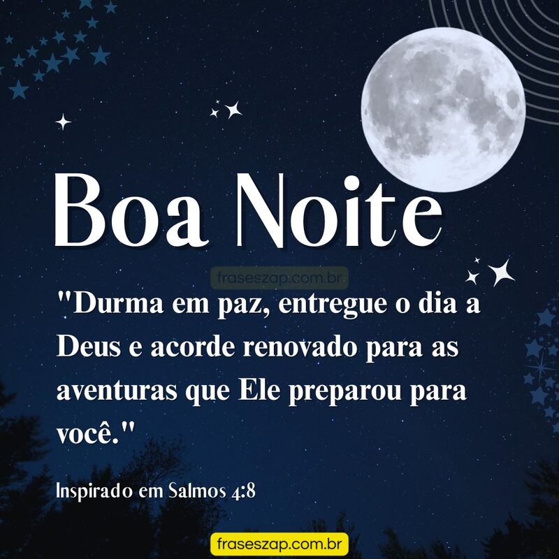 Imagem de boa noite para compartilhar no WhatsApp
