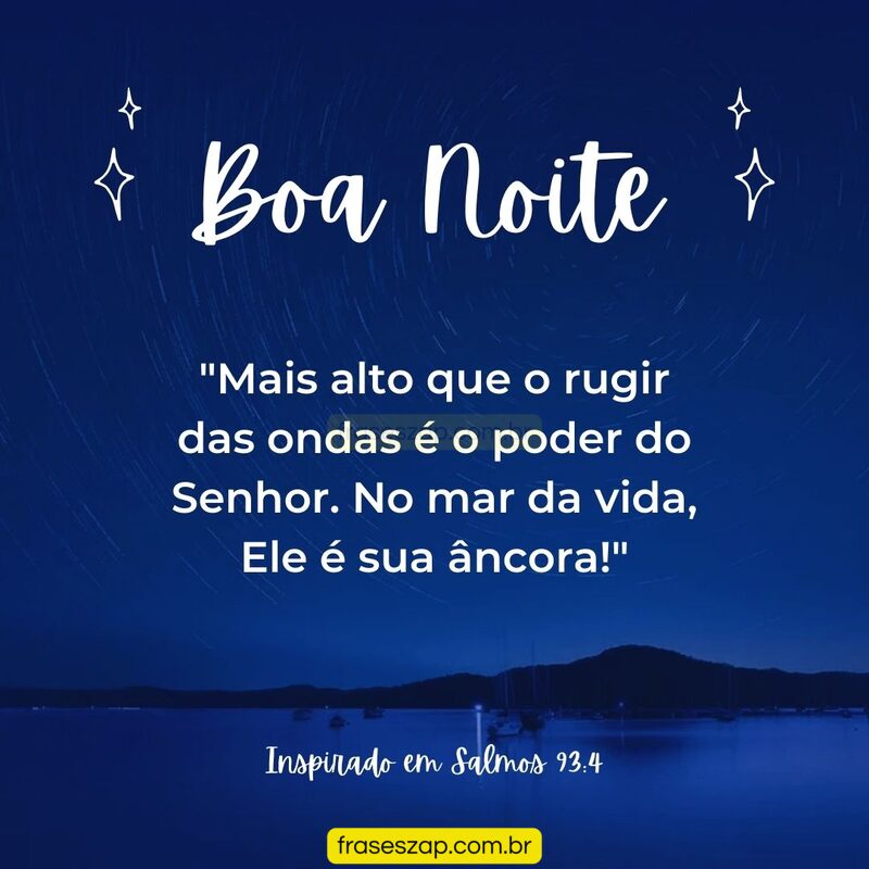 Imagem de boa noite para compartilhar no WhatsApp