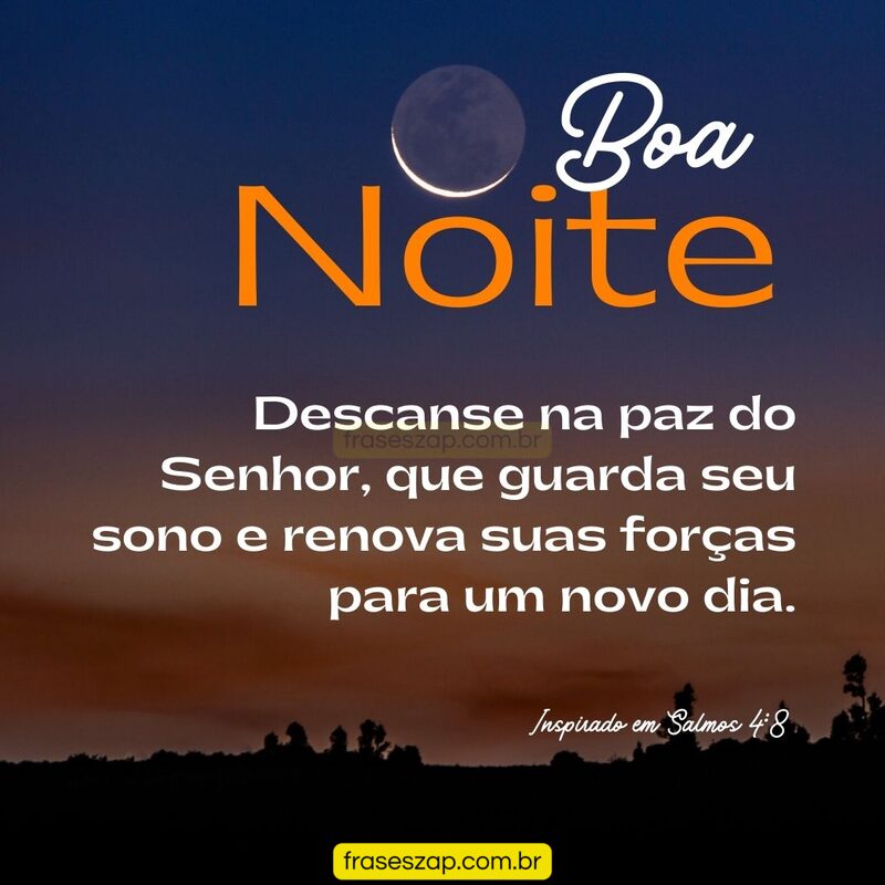 Imagem de boa noite para compartilhar no WhatsApp