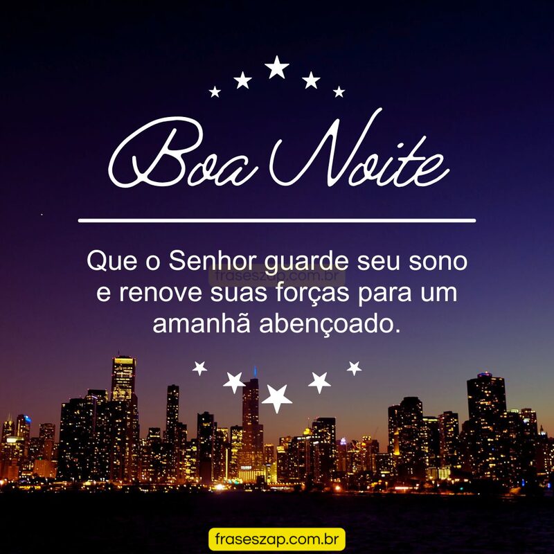Imagem de boa noite para compartilhar no WhatsApp