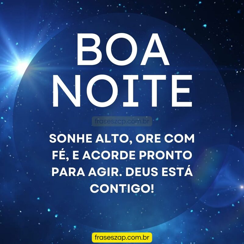 Imagem de boa noite para compartilhar no WhatsApp