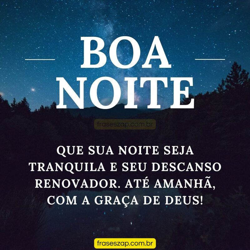 Imagem de boa noite para compartilhar no WhatsApp