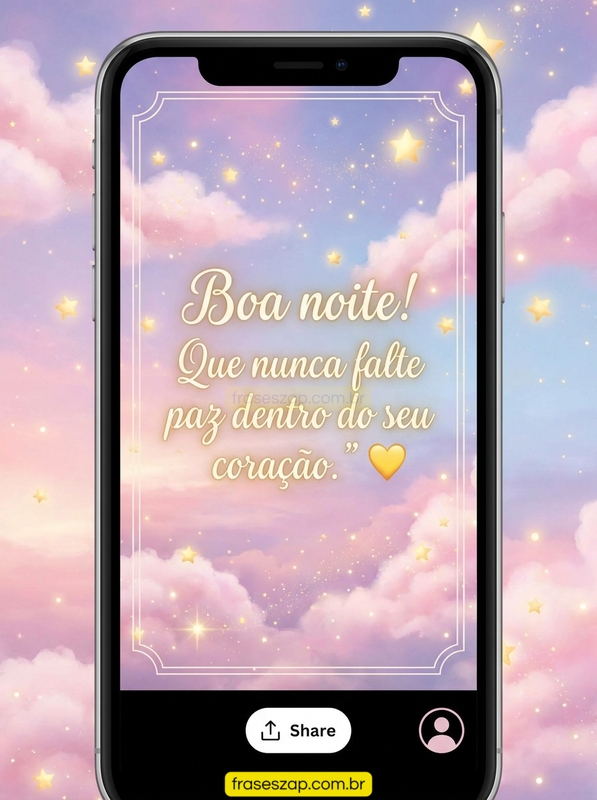 Imagem de boa noite para compartilhar no WhatsApp