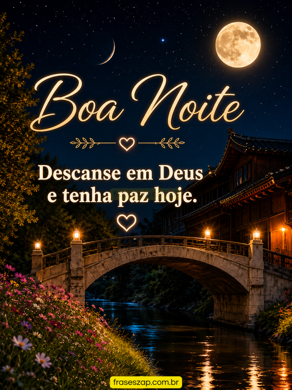 Imagem de boa noite para compartilhar no WhatsApp