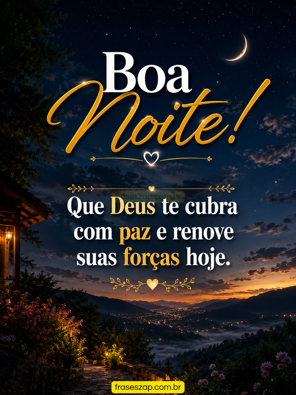 Imagem de boa noite para compartilhar no WhatsApp