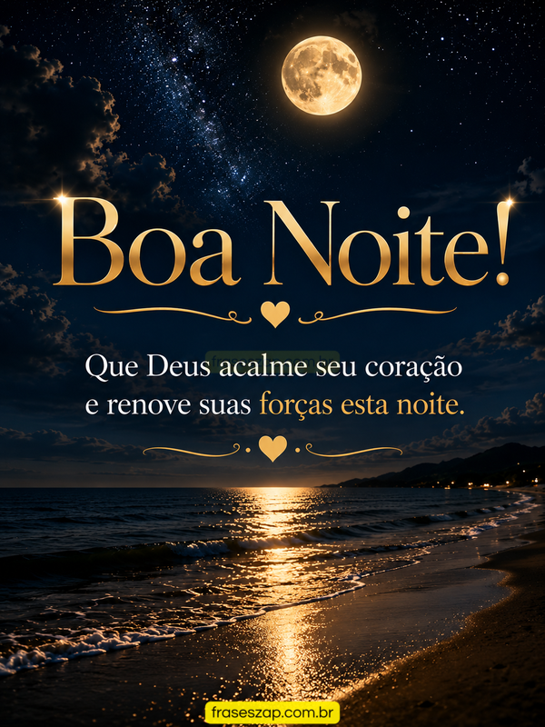 Imagem de boa noite para compartilhar no WhatsApp