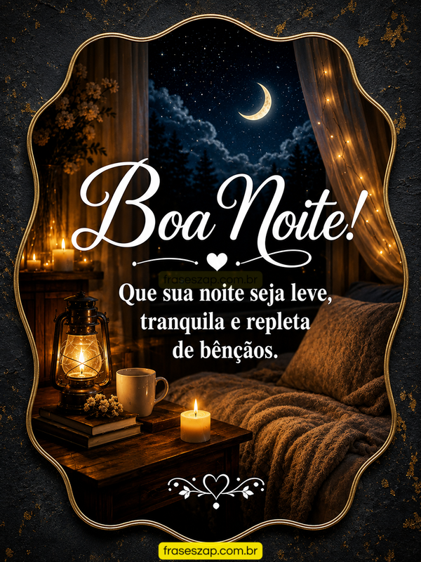 Imagem de boa noite para compartilhar no WhatsApp