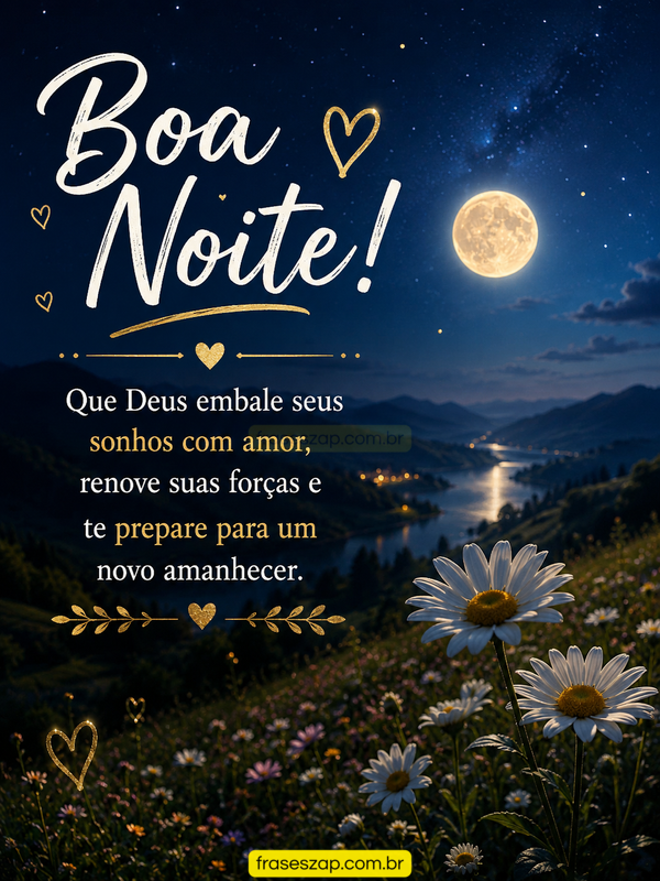Imagem de boa noite para compartilhar no WhatsApp