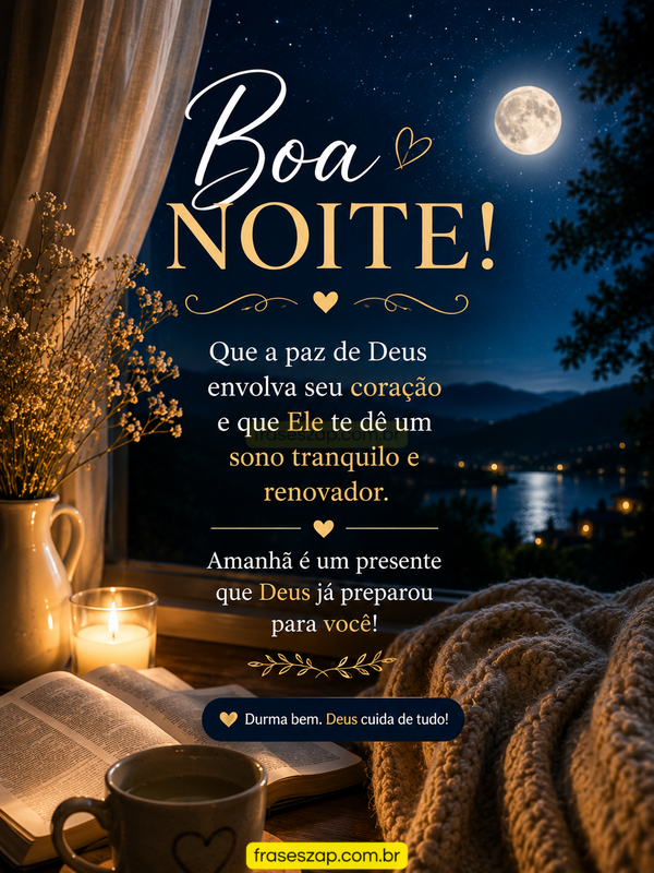 Imagem de boa noite para compartilhar no WhatsApp