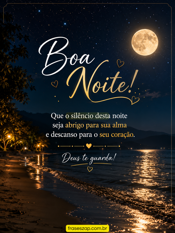 Imagem de boa noite para compartilhar no WhatsApp