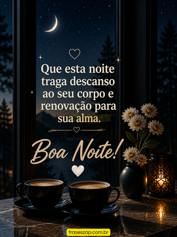 Imagem de boa noite para compartilhar no WhatsApp