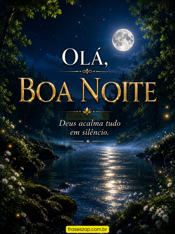 Imagem de boa noite para compartilhar no WhatsApp