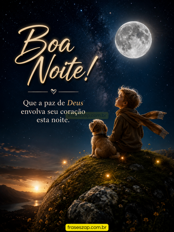 Imagem de boa noite para compartilhar no WhatsApp