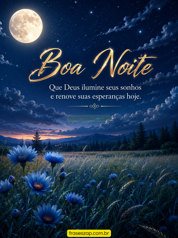 Imagem de boa noite para compartilhar no WhatsApp
