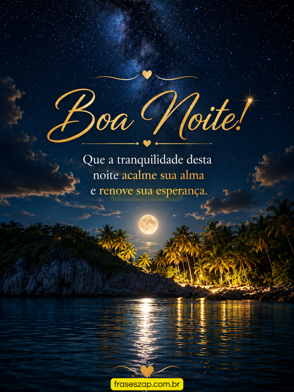 Imagem de boa noite para compartilhar no WhatsApp