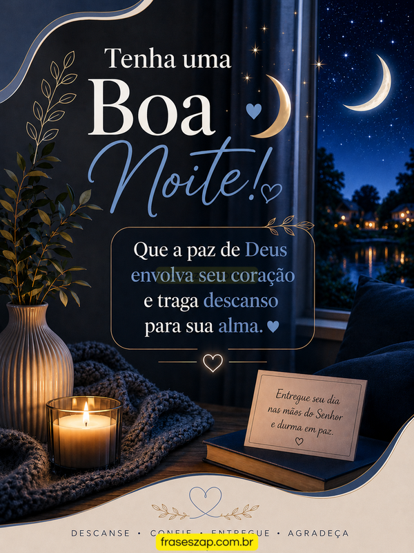 Imagem de boa noite para compartilhar no WhatsApp
