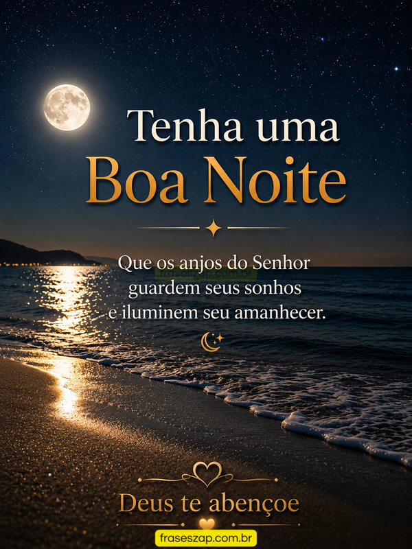 Imagem de boa noite para compartilhar no WhatsApp