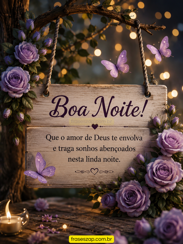 Imagem de boa noite para compartilhar no WhatsApp