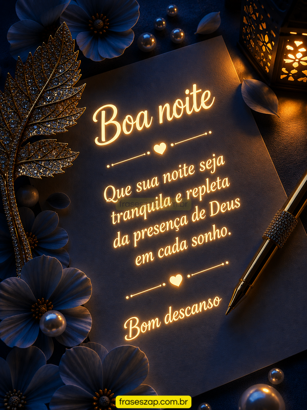 Imagem de boa noite para compartilhar no WhatsApp