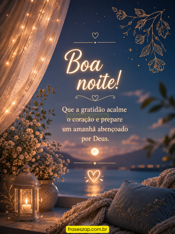 Imagem de boa noite para compartilhar no WhatsApp