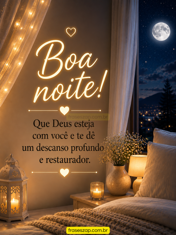 Imagem de boa noite para compartilhar no WhatsApp