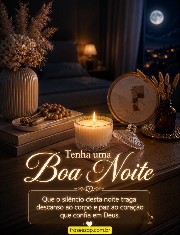 Imagem de boa noite para compartilhar no WhatsApp