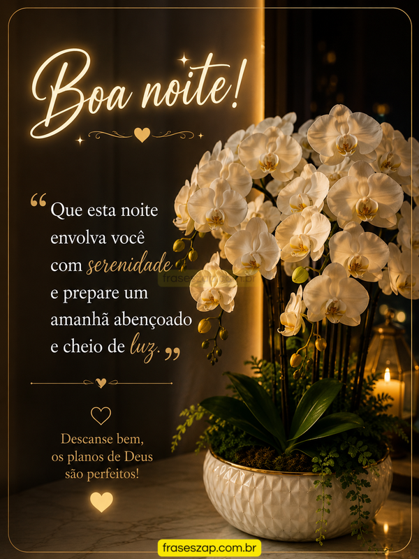 Imagem de boa noite para compartilhar no WhatsApp