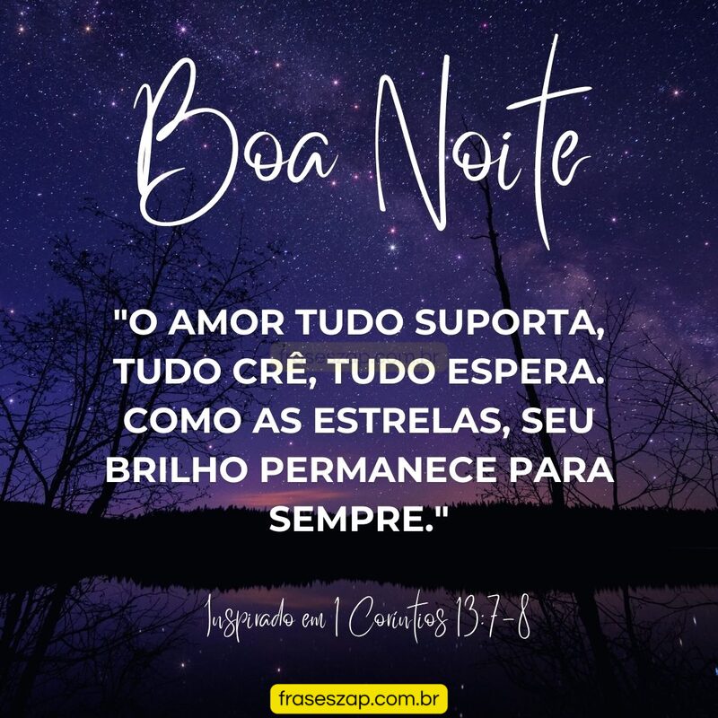 Imagem de boa noite para compartilhar no WhatsApp