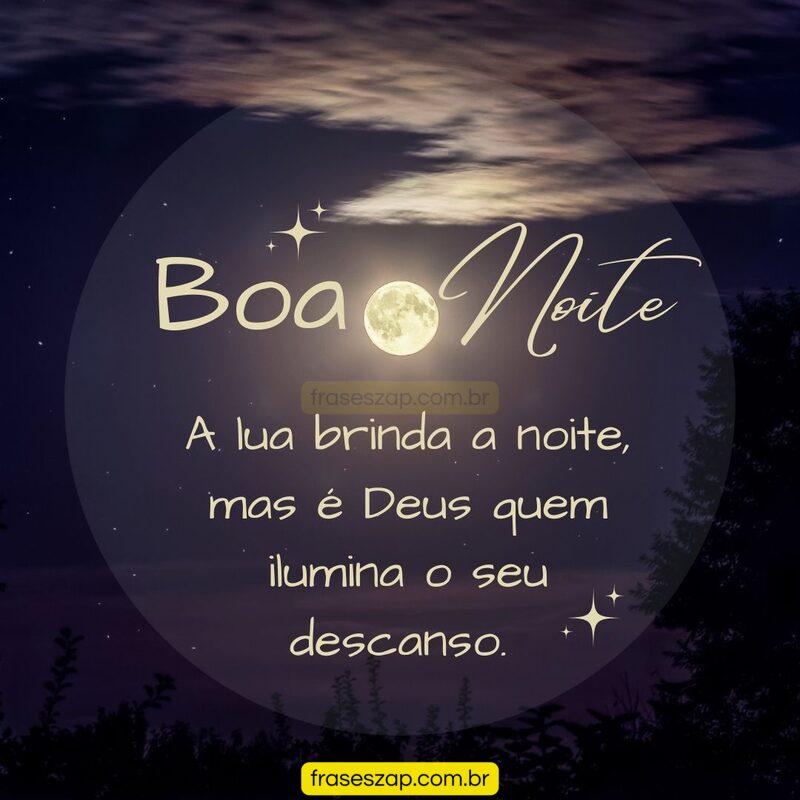 Imagem de boa noite para compartilhar no WhatsApp