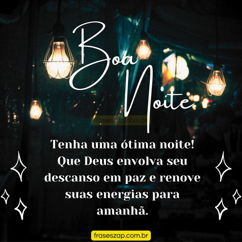 Imagem de boa noite para compartilhar no WhatsApp