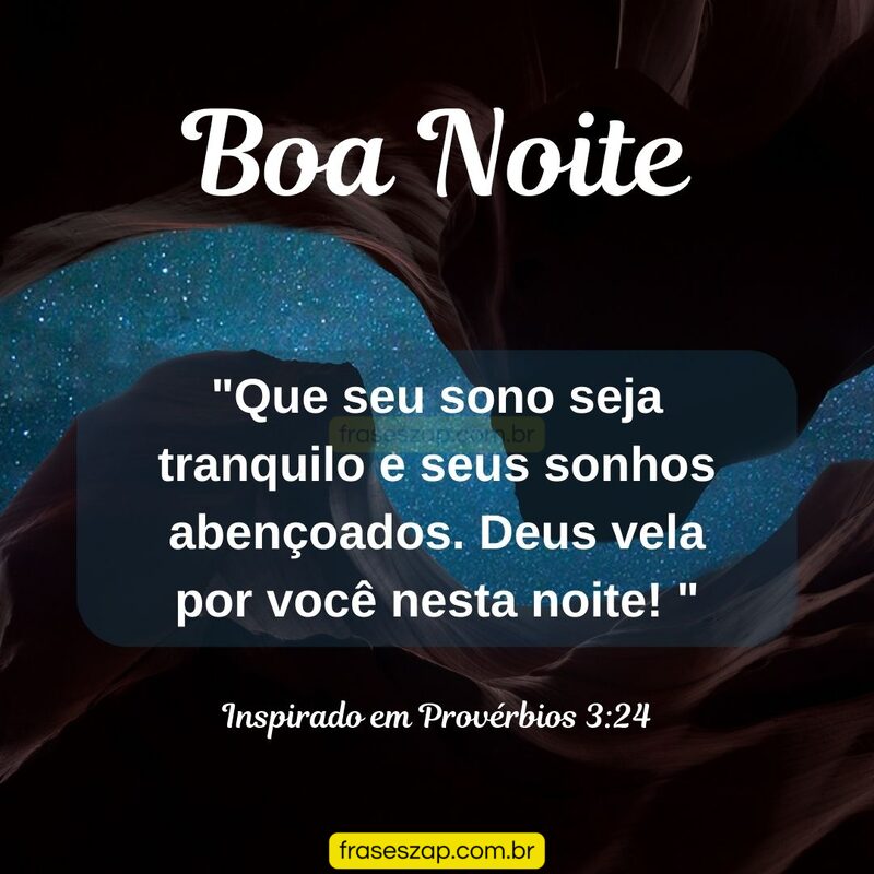 Imagem de boa noite para compartilhar no WhatsApp