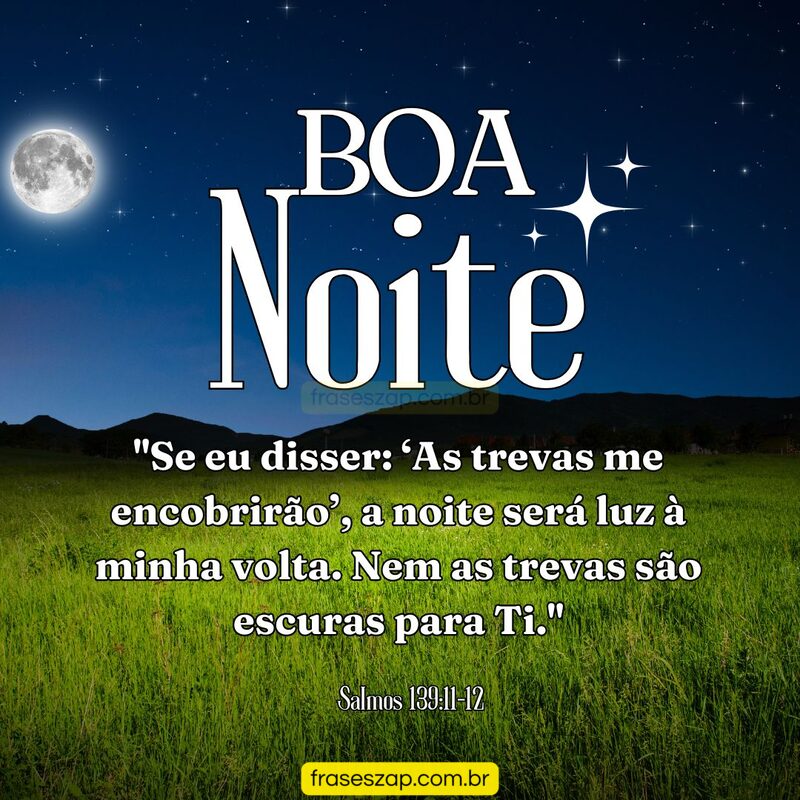 Imagem de boa noite para compartilhar no WhatsApp