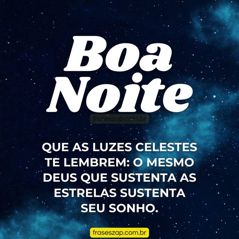 Imagem de boa noite para compartilhar no WhatsApp