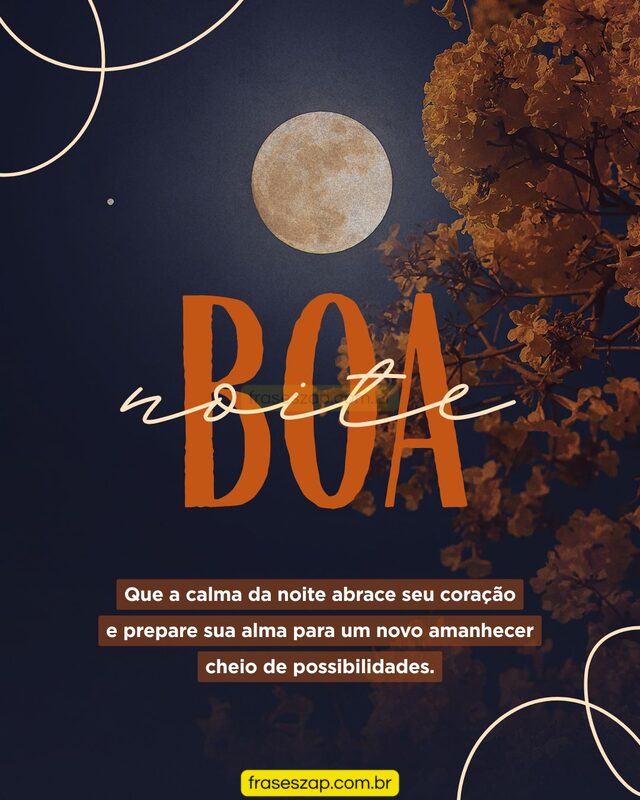 Imagem de boa noite para compartilhar no WhatsApp