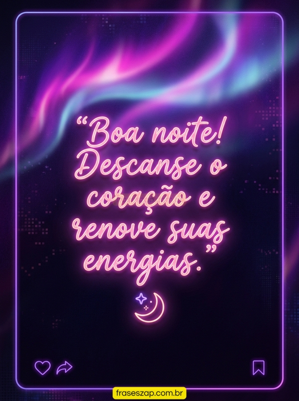 Imagem de boa noite para compartilhar no WhatsApp
